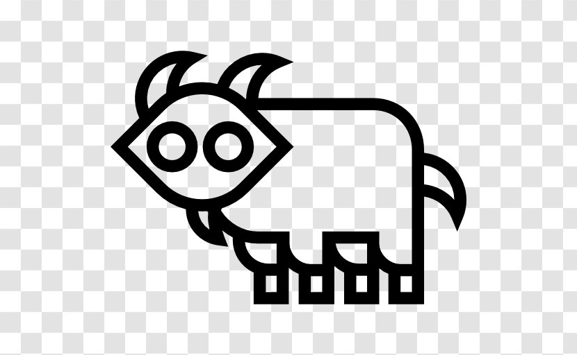 Goat Clip Art - Black - Vector Transparent PNG