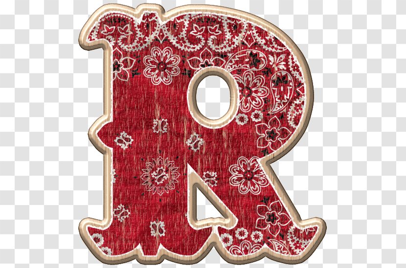 Kerchief Letter Alphabet Cowboy Monogram - H - Bandana Transparent PNG