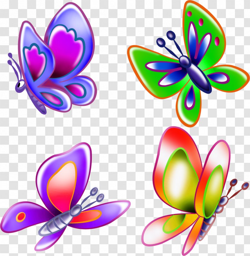 Butterfly Insect Wing Clip Art - Body Jewelry Transparent PNG