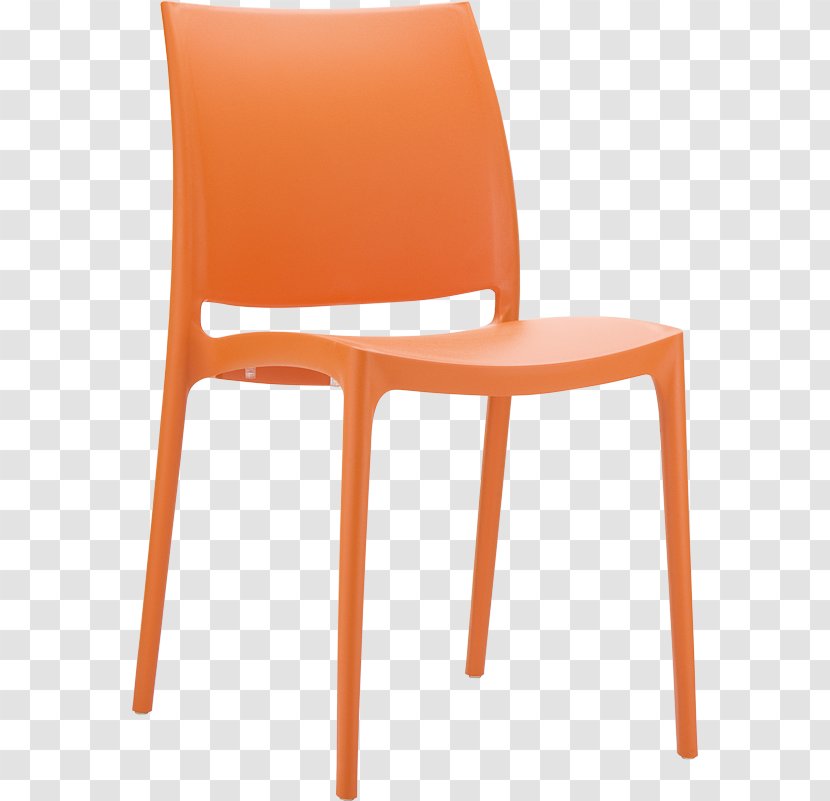 Table Polypropylene Stacking Chair Furniture Dining Room - Seat Transparent PNG