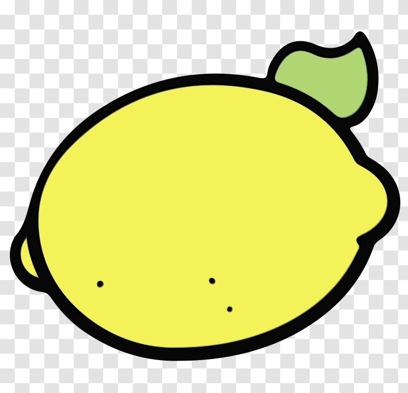 Lemon Drawing - Citrus - Yellow Transparent PNG