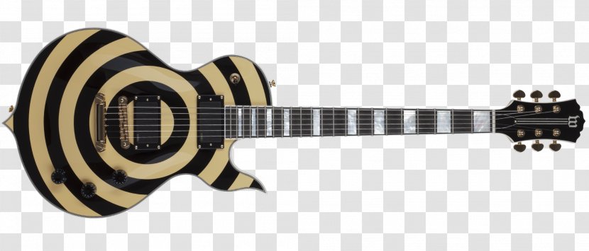 Wylde Audio Odin Grail Gibson Les Paul Custom Electric Guitar - Frame Transparent PNG