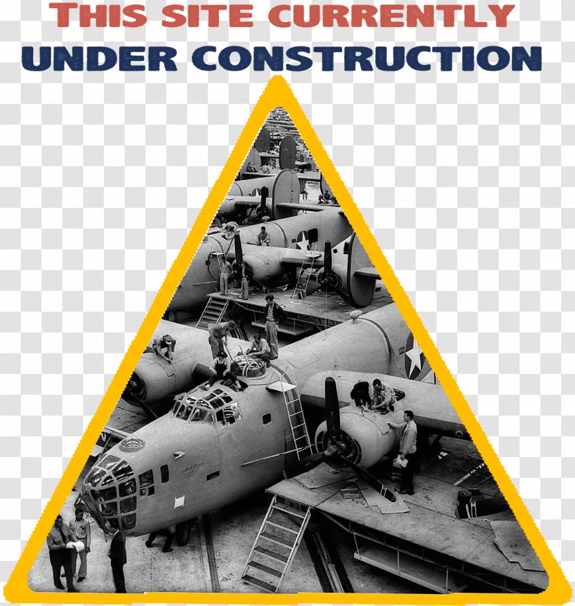 Consolidated B-24 Liberator Second World War Boeing B-17 Flying Fortress Lady Be Good Bomber - B24 - Under Construction Transparent PNG