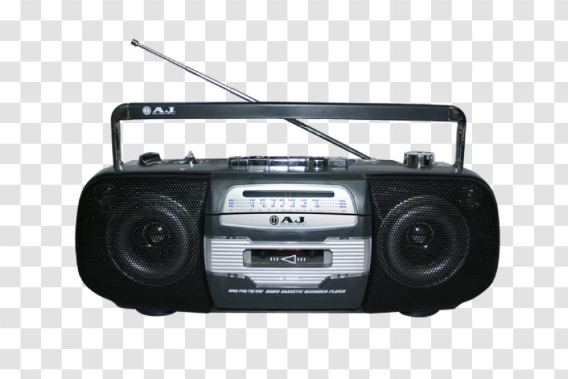 Boombox Stereophonic Sound - Media Player - Design Transparent PNG