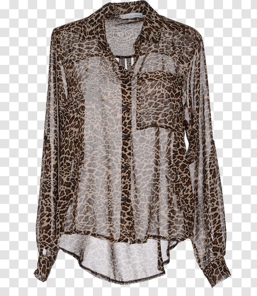 Clothing Leopard Blouse Shirt Sleeve - Printed Pattern Transparent PNG