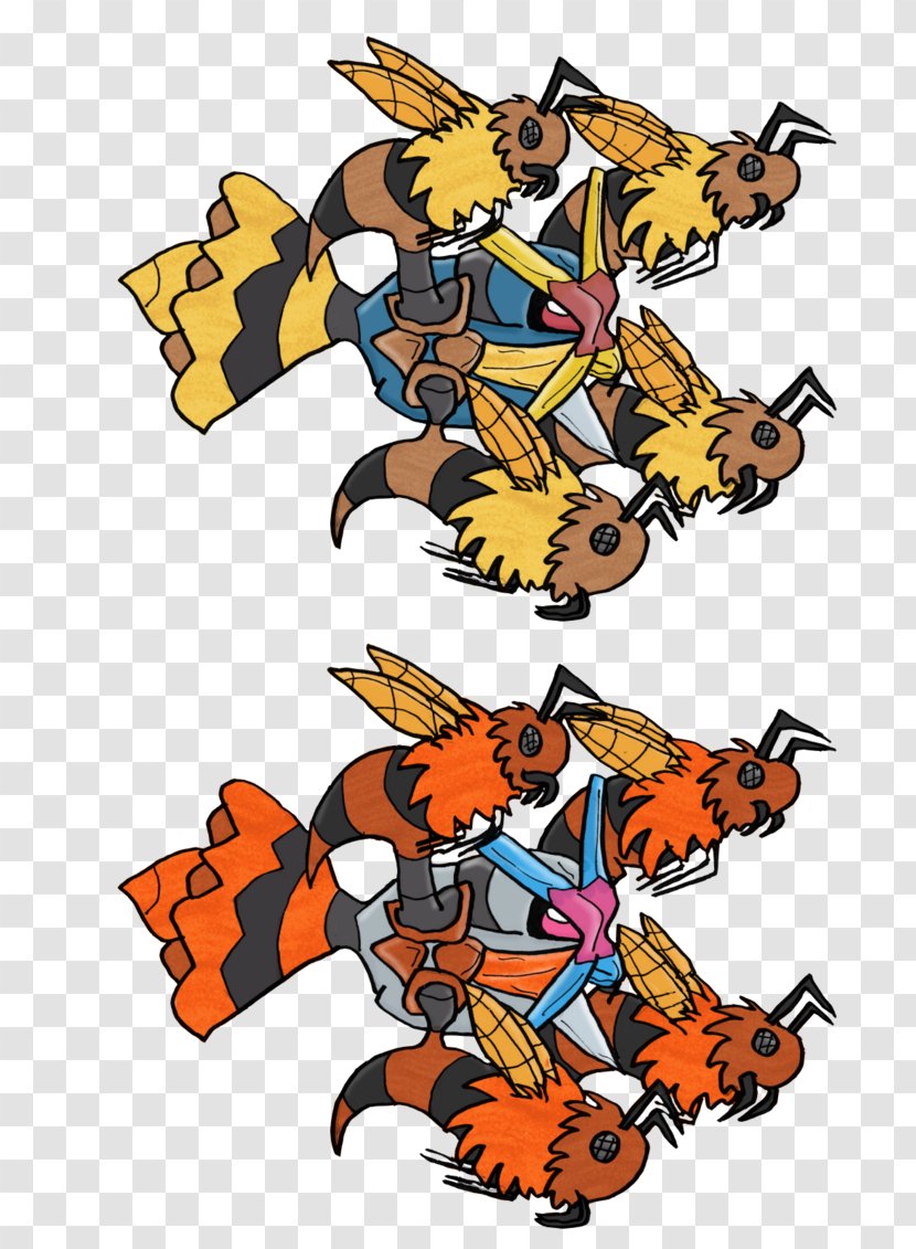 Pokémon Drawing Vespiquen Metagross - Fictional Character - Pokemon Transparent PNG