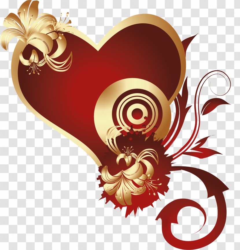 Valentine's Day Image Painting Clip Art Love - Ornament - Valentines Transparent PNG