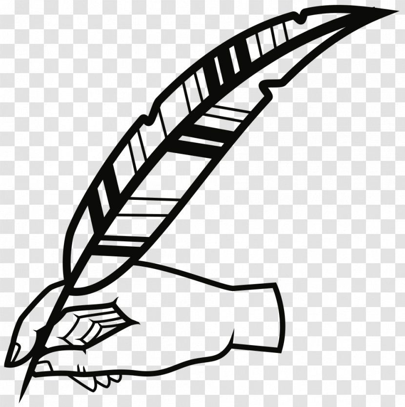 Paper Quill Clip Art Openclipart Vector Graphics - Pens - Feather Pen Clipart Transparent PNG