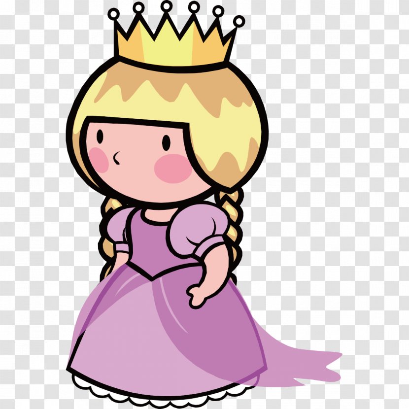 Princess Princesas Free Content Clip Art - Silhouette - Purple Material Transparent PNG