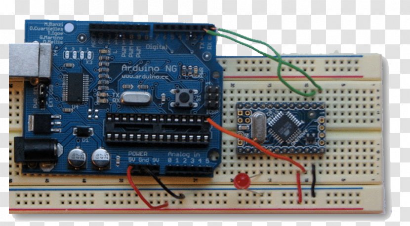 Breadboard Electronics Microcontroller Electronic Engineering Component - University - Hardware Programmer Transparent PNG