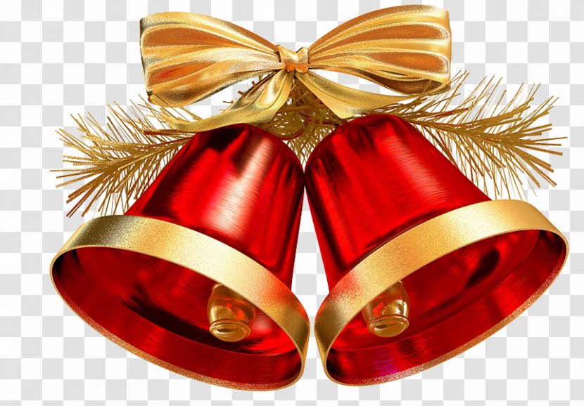 Jingle Bell Christmas Decoration Ornament - Gold - Bells Decorations Transparent PNG