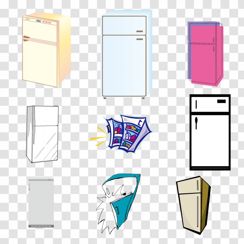 Refrigerator - Brand - Creative Collection Transparent PNG