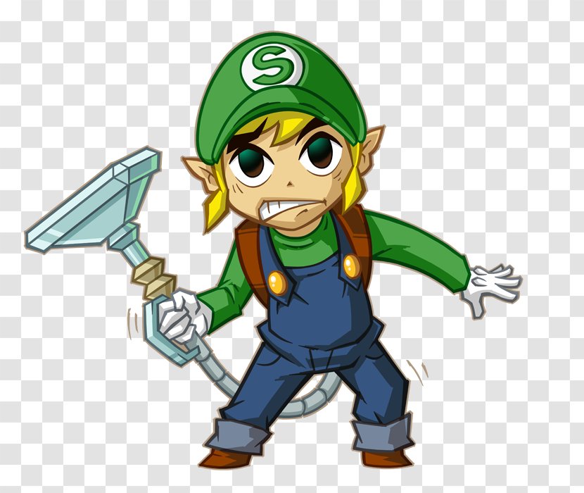 Luigi's Mansion Link Super Mario Bros. - Video Game - Luigi Transparent PNG