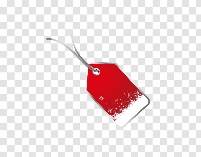 Christmas Gift Editing - Red - Tag Transparent PNG