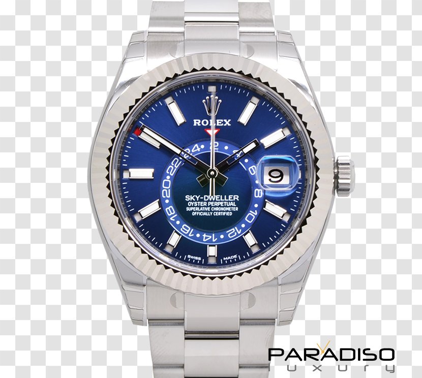 Rolex Datejust GMT Master II Watch Oyster - Strap - Blu Sky Transparent PNG