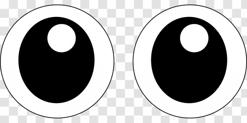Brand White Black Circle - Symbol - Frog Eyes Cliparts Transparent PNG
