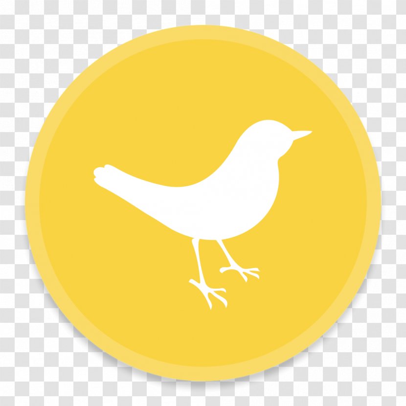 Yellow Bird Beak - Library - TweetDeck 2 Transparent PNG