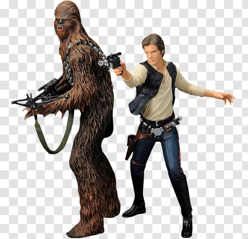 Chewbacca Han Solo Action & Toy Figures Star Wars Statue - A Story Transparent PNG