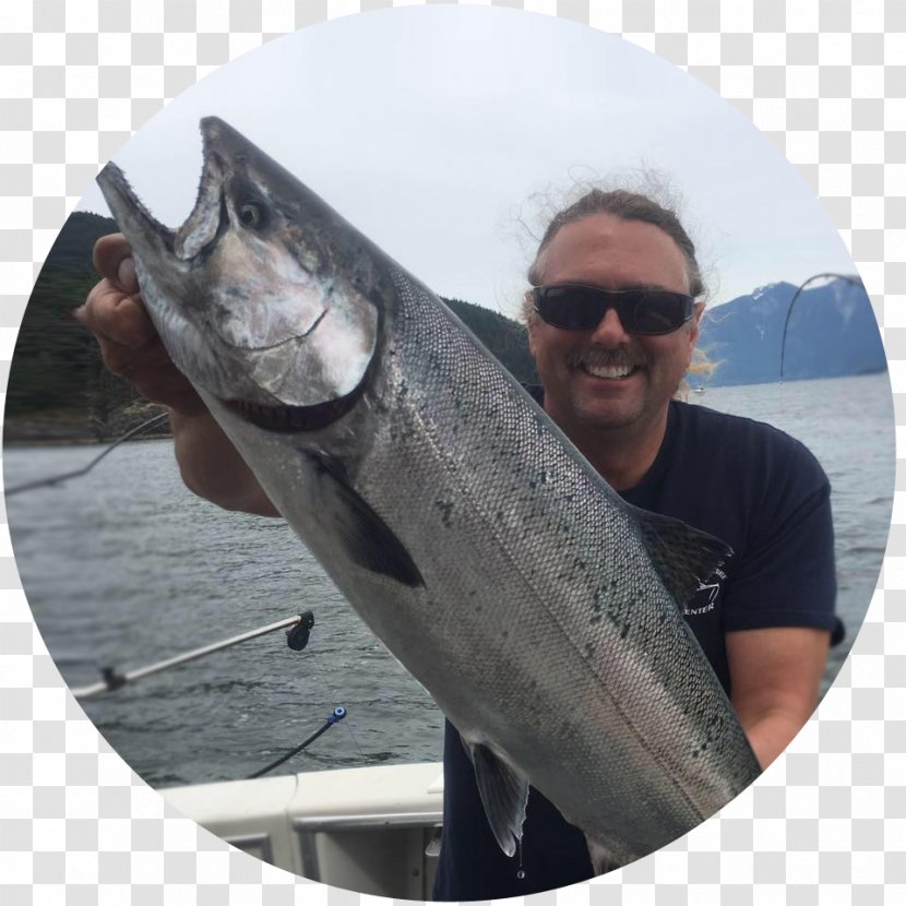 Jigging Fishing License Ocean Adventure Center Fisherman - Salmon Fish Transparent PNG