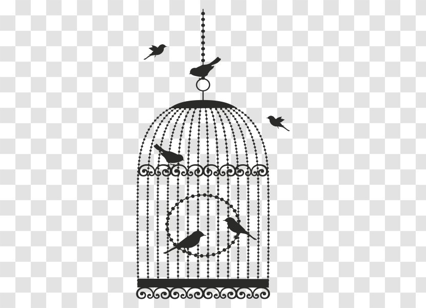 Birdcage Clip Art - Bird - Vintage Transparent PNG