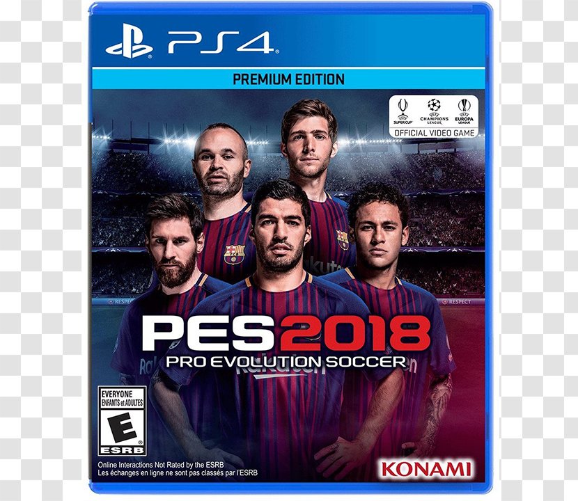 Pro Evolution Soccer 2018 2015 PlayStation 4 Video Game - Playstation Transparent PNG