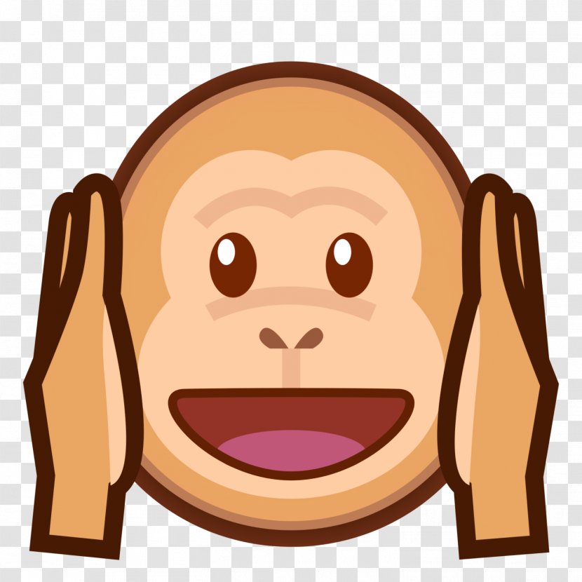 Three Wise Monkeys Emoji YouTube - Emoticon - Monkey Transparent PNG