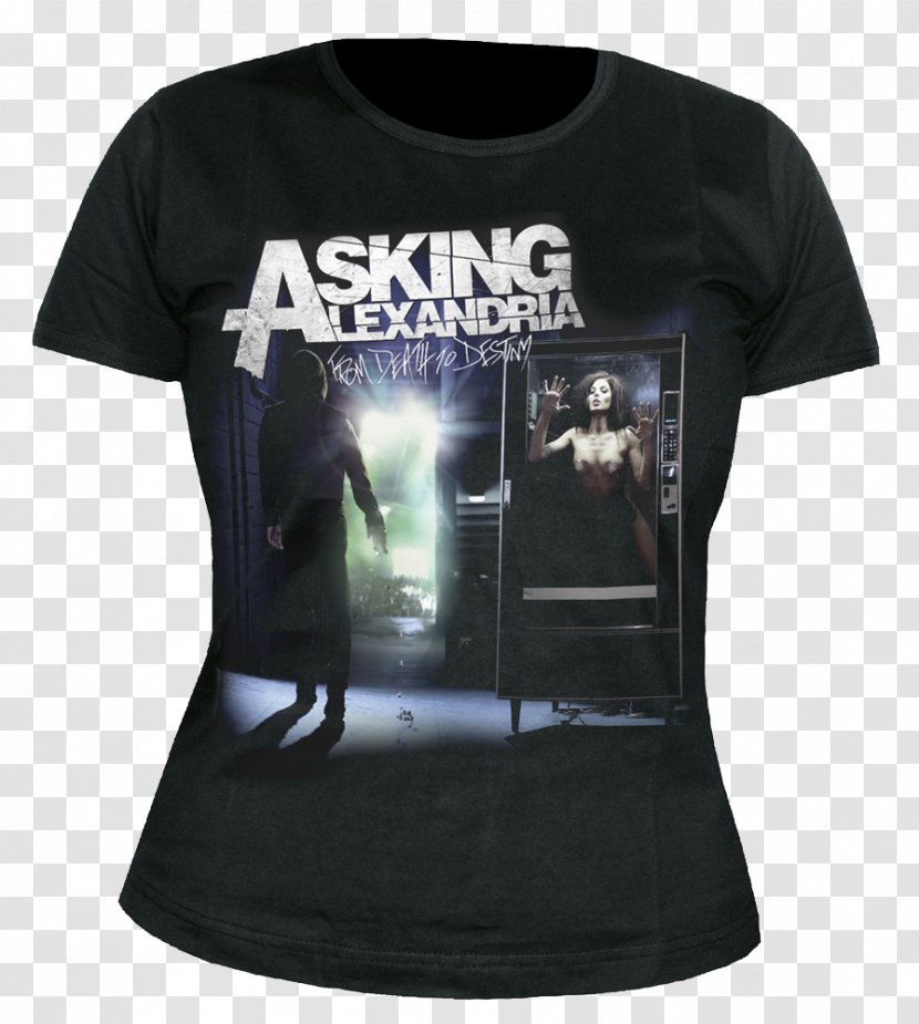 T-shirt Asking Alexandria From Death To Destiny Merchandising Clothing - Watercolor Transparent PNG