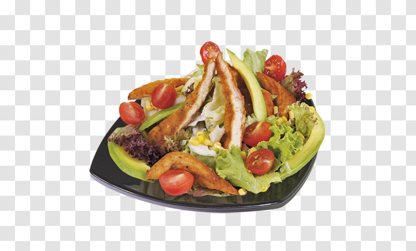 Korean Taco Caesar Salad Vegetarian Cuisine Garnish - Recipe Transparent PNG