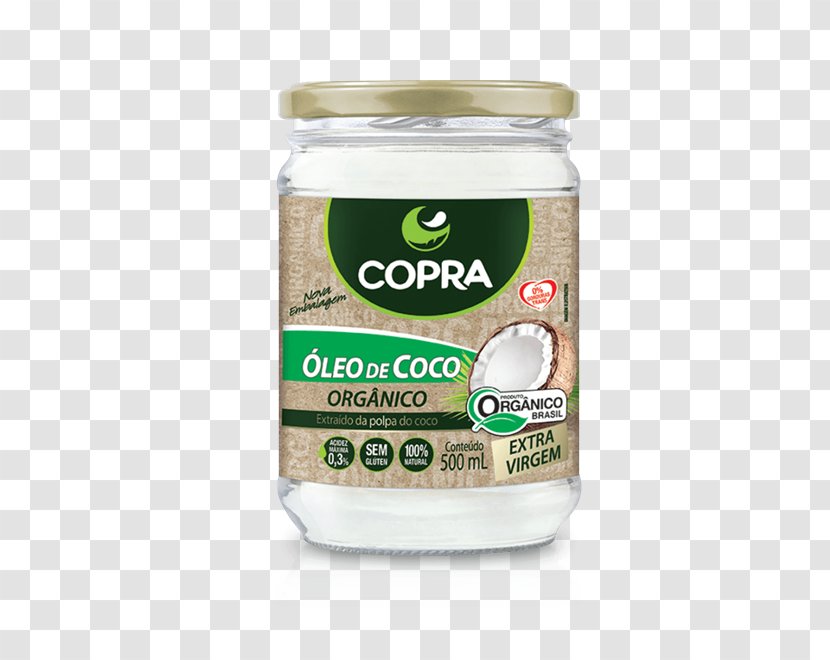 Copra Óleo De Coco Extra Virgem Orgânico Coconut Oil - Heart Transparent PNG