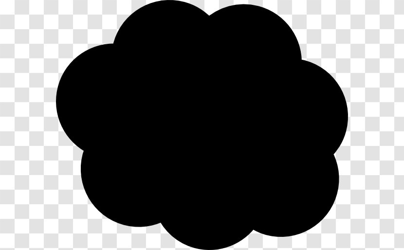 Cloud - Black - Artist Transparent PNG