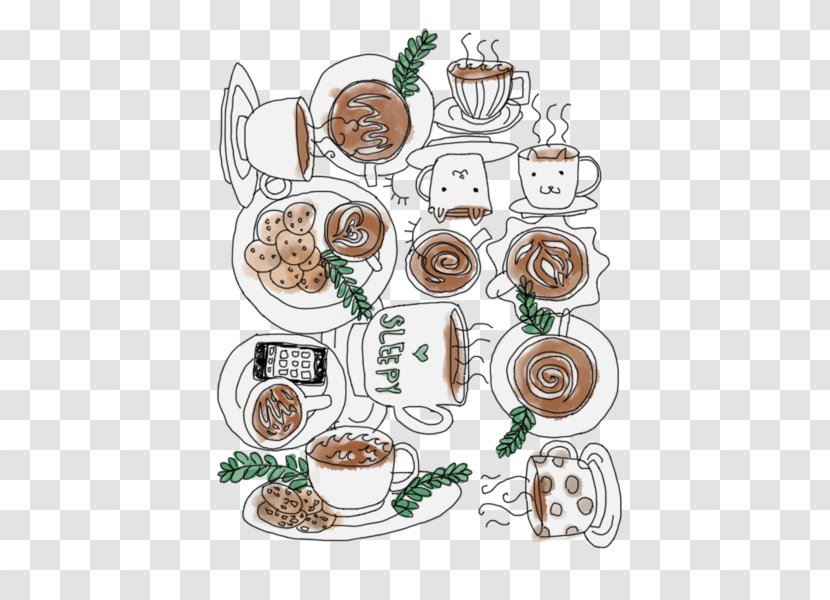 Coffee Cup Tea Drawing Art - Cuisine Transparent PNG
