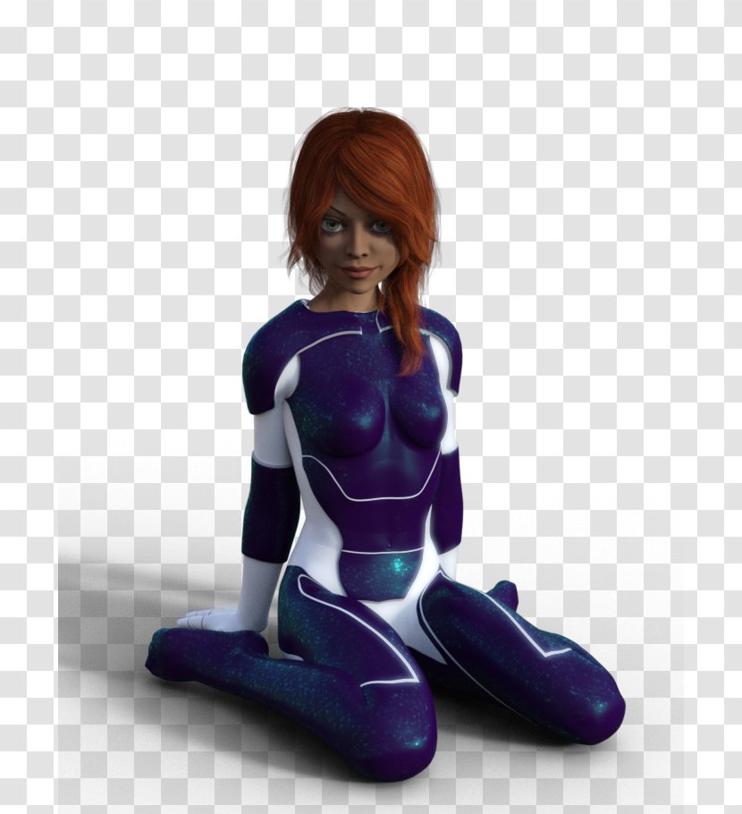 Cobalt Blue Figurine - Heart - Facepalm Statue Transparent PNG