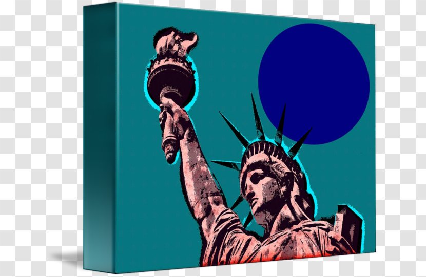 Human Behavior Poster Cartoon Teal - Statue Of Liberty Clip Art Transparent PNG