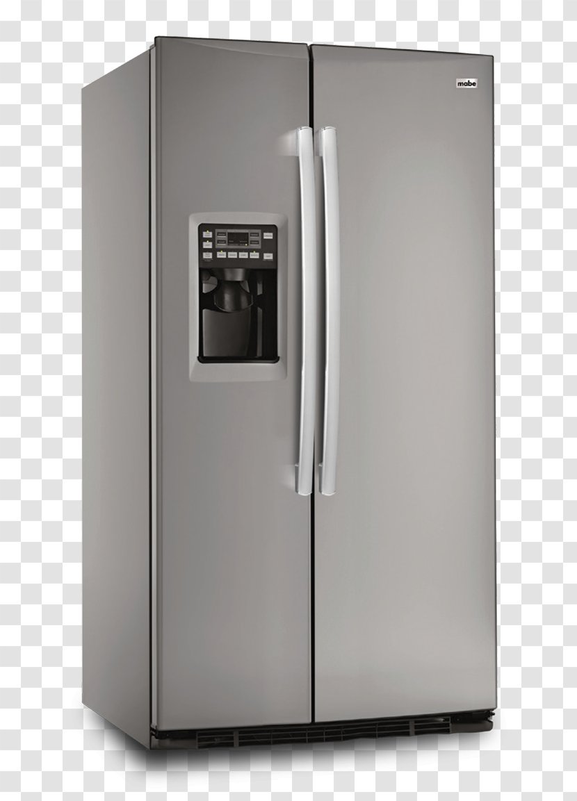 Refrigerator Home Appliance Major General Electric Mabe - Stainless Steel Transparent PNG