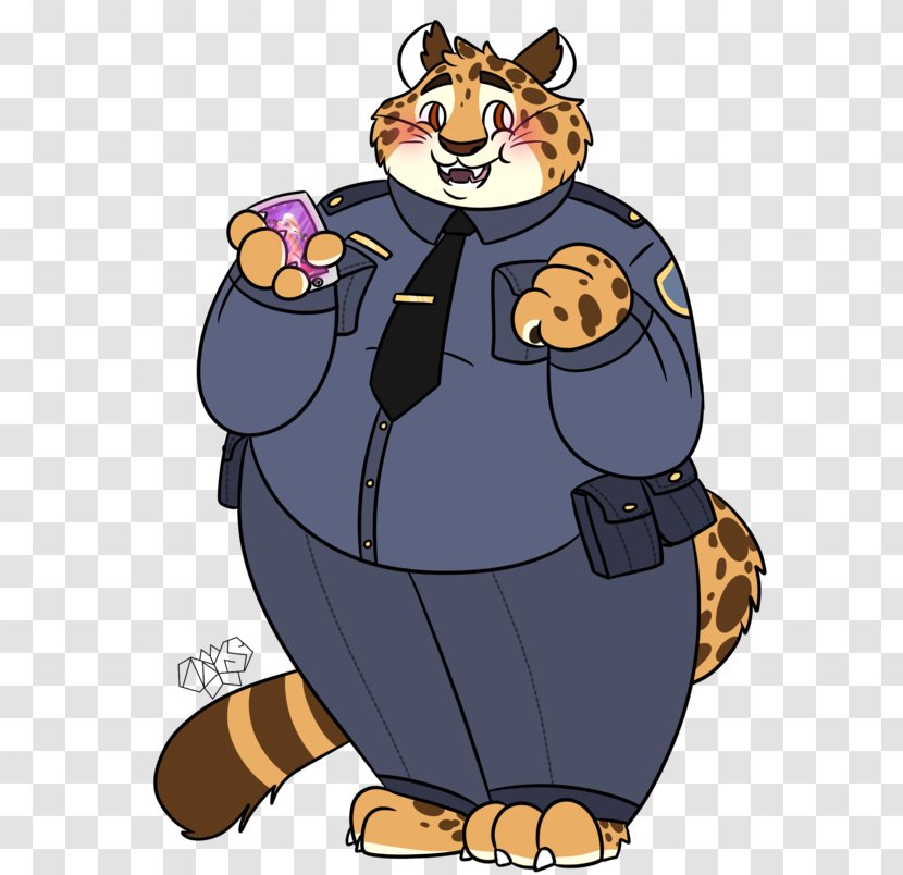 Officer Clawhauser Baymax Bear Hiro Hamada Tadashi - Canidae - Ninja Claws Transparent PNG