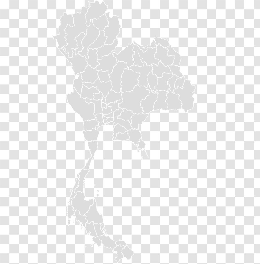 Thailand Blank Map - Sky - Krung Thep Maha Nakhon 10330 Transparent PNG