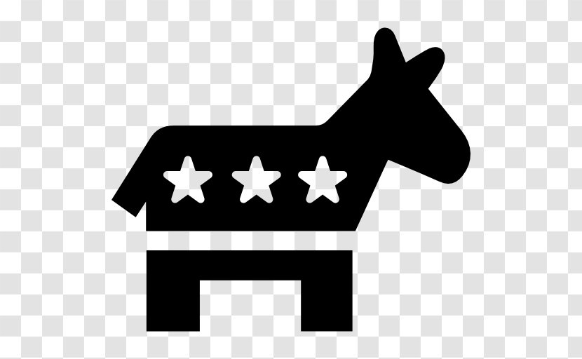 United States Democratic Party US Presidential Election 2016 Political Campaign - Black And White Transparent PNG