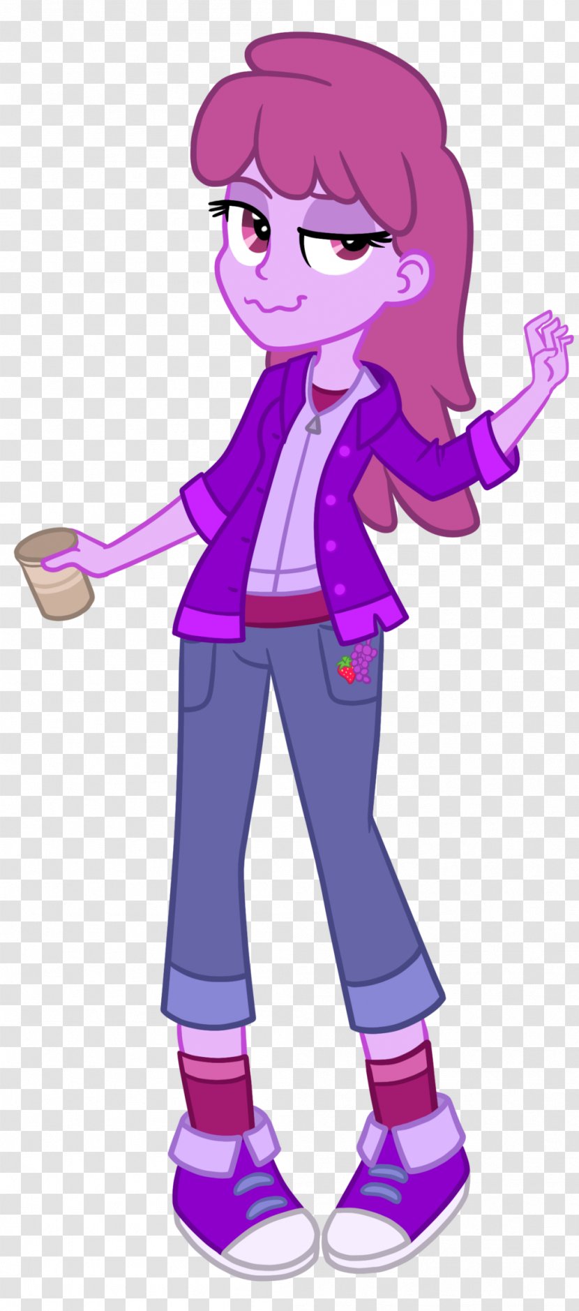 Punch My Little Pony: Equestria Girls Berry Art - Watercolor - Dizzy Transparent PNG