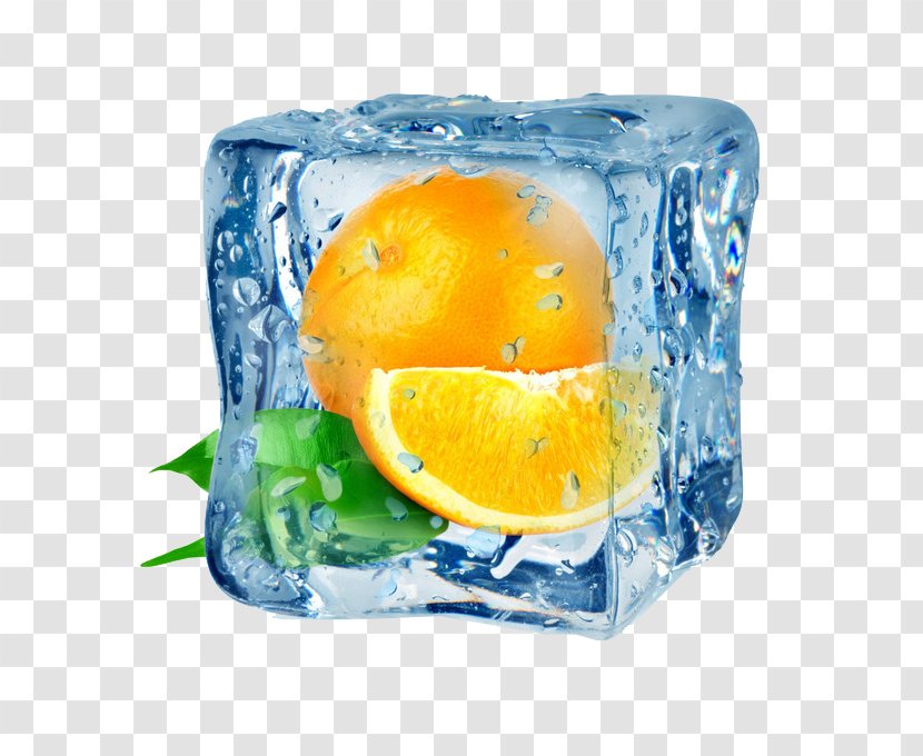Juice Ice Cube Orange Frutti Di Bosco - Stock Photography - Frozen Transparent PNG