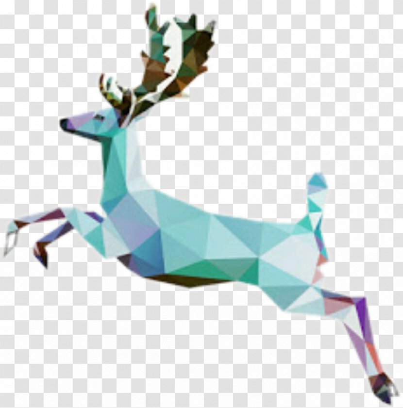 Reindeer Watercolor Painting Drawing - Deer Transparent PNG
