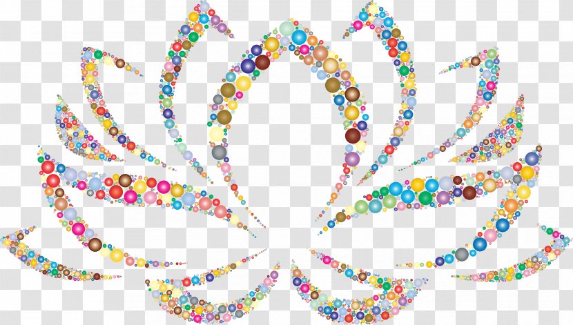 Nelumbo Nucifera Color Circle Flower Clip Art - Fashion Accessory Transparent PNG