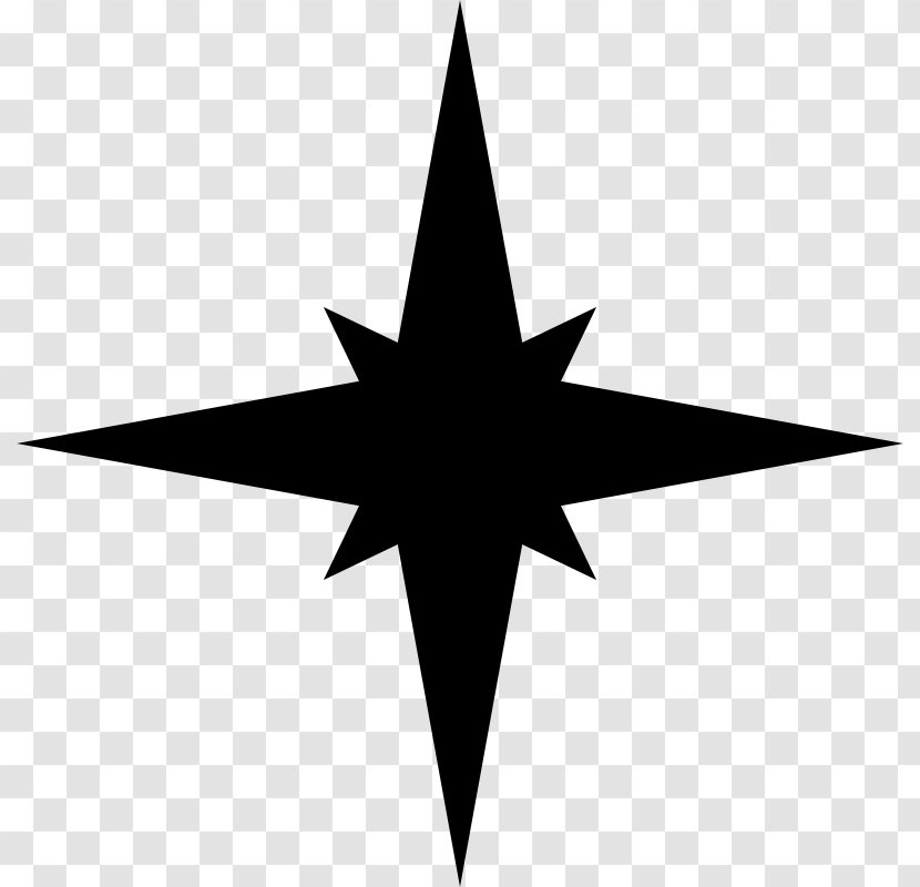 Compass Rose Wind Simple English Wikipedia Clip Art Transparent PNG