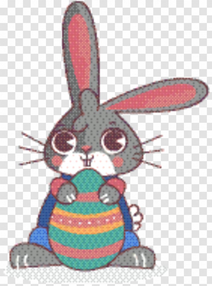 Easter Bunny Background - Rabbit - Hare Cartoon Transparent PNG