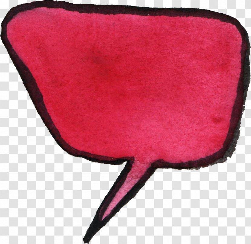 Speech Balloon Watercolor Painting Transparent PNG