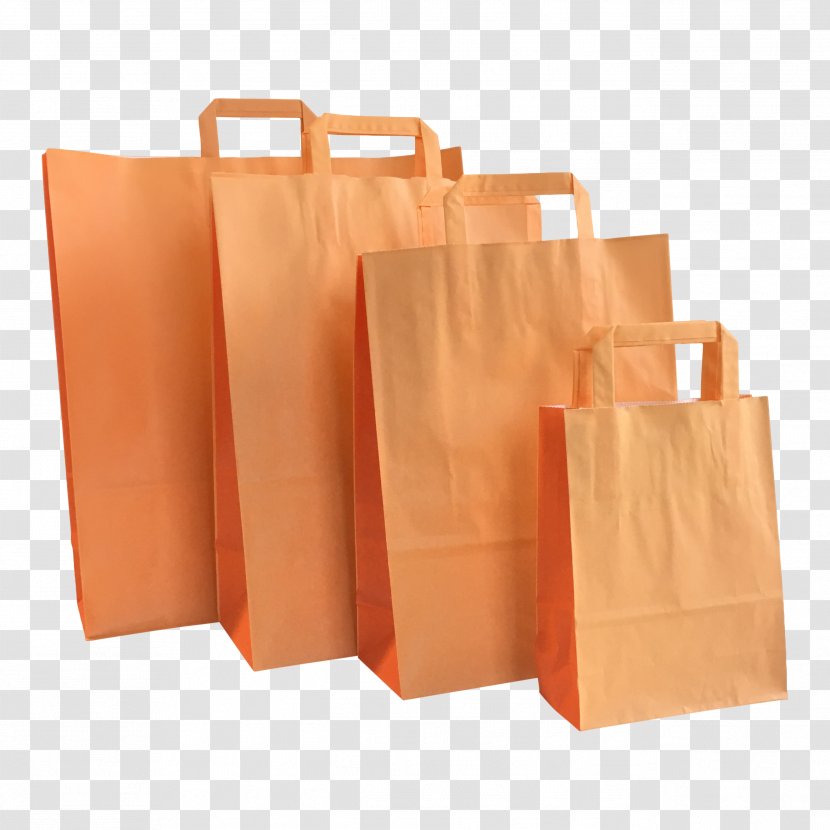 Shopping Bags & Trolleys Paper Orange Color Transparent PNG