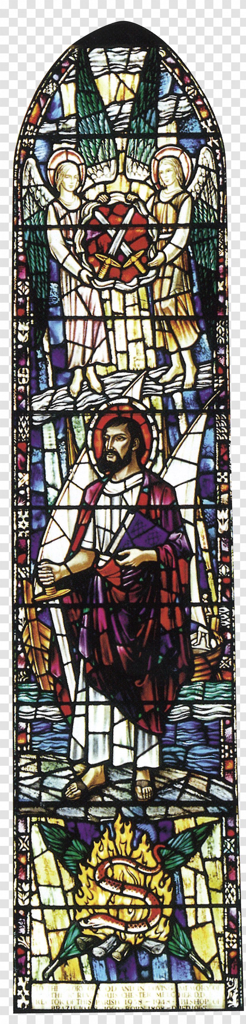 Stained Glass Art Material - St Paul's Cathedral Transparent PNG