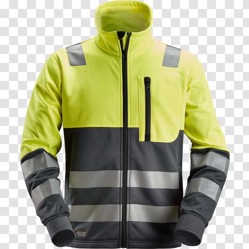 Jacket Workwear High-visibility Clothing Coat Pocket Transparent PNG