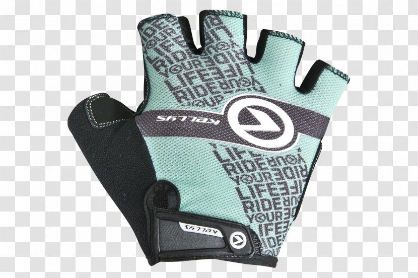 Glove Kellys Bicycle Clothing Turquoise - Footwear Transparent PNG