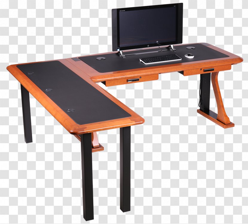 Computer Desk Table Office - Furniture Transparent PNG