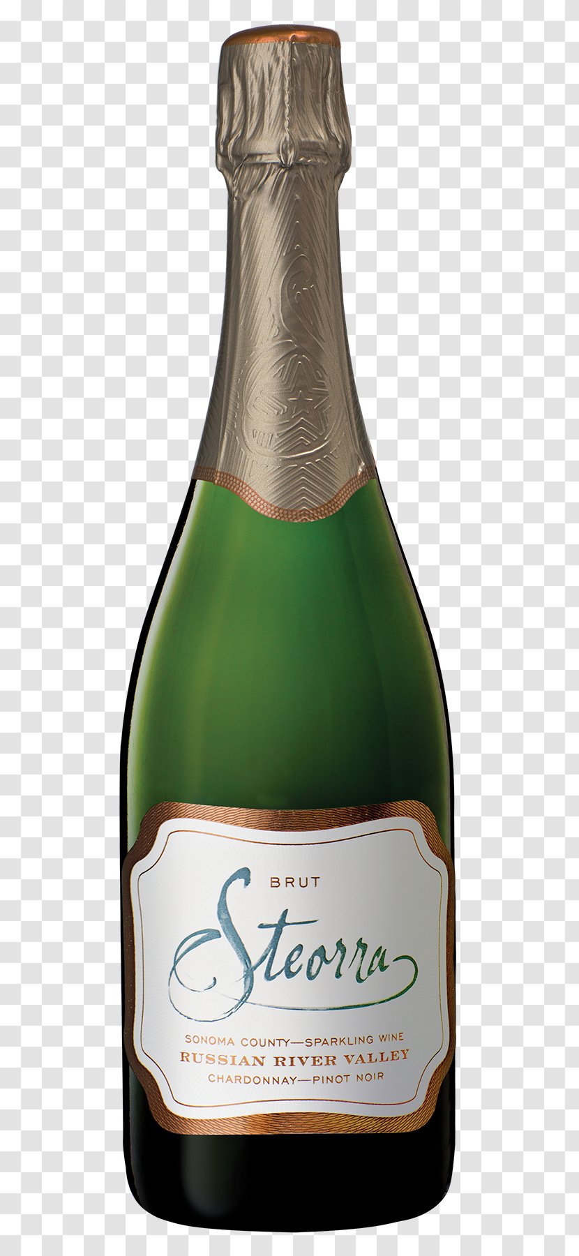 Champagne Sparkling Wine Rosé Chardonnay - Bottle Transparent PNG